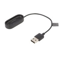 Cable: for smartwatch charging; Xiaomi; 0.2m; 1A; black | AK-SW-13 | AK-SW-13