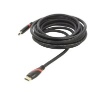 Cable; HDMI 1.4; HDMI plug,both sides; PVC; 5m; black; Core: Cu | CG525-R-5.0  | CG525-R-5.0