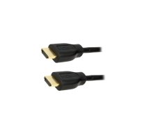 Cable; HDMI 1.4; HDMI plug,both sides; PVC; Len: 0.5m; black | CH0005  | CH0005