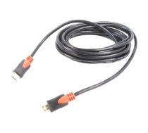 Cable; HDMI 2.0; HDMI plug,both sides; Len: 5m; black; 30AWG | SAVKABELCL-113  | SAVKABELCL-113