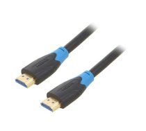 Cable; HDMI 2.0; HDMI plug,both sides; PVC; 10m; black; 28AWG | AAGBL  | AAGBL