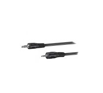 Cable; Jack 2.5mm 3pin plug,Jack 3.5mm 3pin plug; 2m; black | CABLE-409 | 50459