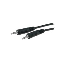 Cable; Jack 3.5mm 3pin plug,both sides; 1.2m; black | BQC-JPSJPS-0120 | BQC-JPSJPS-0120