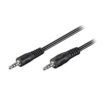 Cable; Jack 3.5mm 3pin plug,both sides; 1.5m; PVC | CABLE-404/1.5 | 50019