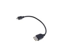 Cable; OTG,USB 2.0; USB A socket,USB B micro plug; 0.2m; black | TCAB-311 | 95194