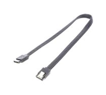 Cable: SATA; SATA plug,both sides; 0.3m; SATA III; black; 6Gbps | SAVGAK-02  | SAVGAK-02