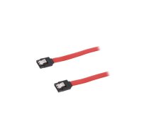 Cable: SATA; SATA plug,both sides; 500mm; red; Core: Cu; 26AWG | AK-400102-005-R  | AK-400102-005-R