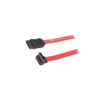 Cable: SATA; SATA plug,SATA plug angled; 500mm; red | AK-400104-005-R  | AK-400104-005-R