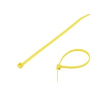 Cable tie; L: 150mm; W: 3.5mm; polyamide; 135N; yellow; Ømax: 35mm | T30R-PA66-YE  | 111-03006