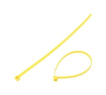 Cable tie; L: 200mm; W: 4.6mm; polyamide; 225N; yellow; Ømax: 50mm | T50R-PA66-YE  | 111-04805