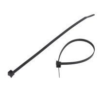 Cable tie; L: 205mm; W: 4.7mm; polyamide; 267N; black; Ømax: 45mm | CTT60R-PA66-BK  | 112-56019