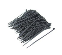 Cable tie; L: 330mm; W: 3.6mm; polyamide; 176.5N; black; Ømax: 93mm | CV-330B  | CV330B