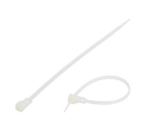 Cable tie; multi use; L: 150mm; W: 3.6mm; polyamide; 177N; natural | FIX-TR-3.6X150/N  | FIX-TR-3.6X150/N