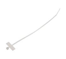 Cable tie; with label; L: 200mm; W: 2.5mm; polyamide; 80N; natural | BMT22025  | BMT22025