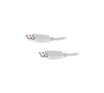 Cable; USB 2.0; USB A plug,both sides; 1m; grey; CCA; 24AWG,28AWG | CAB-USB2AA/1.0-GY | CAB-USB2AA/1.0-GY