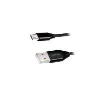 Cable; USB 2.0; USB A plug,USB B micro plug; 1m; black; PVC | CU0144  | CU0144