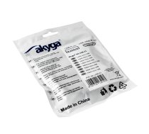 Cable; USB 2.0; USB A plug,USB B micro plug; nickel plated; 1m | AK-USB-21 | AK-USB-21