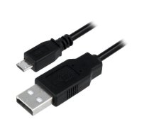 Cable; USB 2.0; USB A plug,USB B micro plug; nickel plated; 1m | CU0058 | CU0058