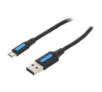 Cable; USB 2.0; USB A plug,USB B micro plug; nickel plated; 1m | COLBF | COLBF