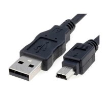 Cable; USB 2.0; USB A plug,USB B mini plug; 0.15m; black; Canon | CAB-MUSB-A5/0.15 | 93228