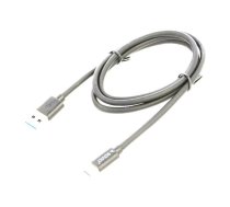 Cable; USB 3.0,USB 3.1; USB A plug,USB C plug; 1m; black; 5Gbps | SAVKABELCL-101  | SAVKABELCL-101