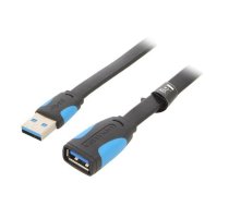 Cable; USB 3.0; USB A socket,USB A plug; tinned; 0.5m | VAS-A13-B050  | VAS-A13-B050