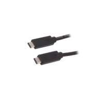 Cable; USB 3.1; USB C plug,both sides; 1m | QOLTEC-50501 | 50501