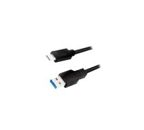 Cable; USB 3.2; USB A plug,USB C plug; 0.15m; black; 5Gbps; 15W; 3A | CU0166  | CU0166