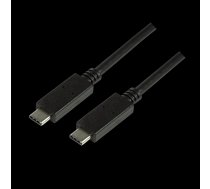 Cable; USB 3.2; USB C plug,both sides; 0.5m; black; 10Gbps; 100W | CU0128  | CU0128