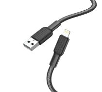 Cable USB A to Lightning Hoco 2,4A 1 m X69 black white | 6931474760203 | 6931474760203 | 85444290