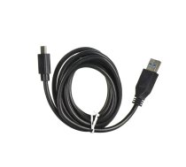 Cable USB A to Type C 3.0 2A HD2 2 m black | 5901737418371 | 5901737418371 | 85444290