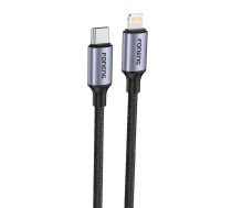 Cable USB-C to Lightning Foneng X95 Metal Head Braided PD 20W 1.2m (gray) | X95 1.2m C-L  | 6970462519294 | 053440