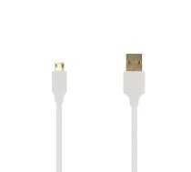 Cable - USB to Micro USB - reversible 1 Meter WHITE (KABAV0147) | KABAV0147  | 5900217226048 | KABAV0147
