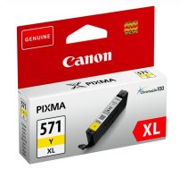 Canon CLI-571Y XL Tintes Kārtridžs Dzeltens 14ml | 0334C001 | 4549292032888