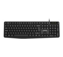 CANYON keyboard KB-1 EN Wired Black | CNE-CKEY01 | 8717371865337