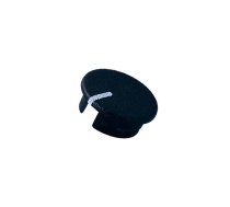 Cap; ABS; black; push-in; Pointer: white; round | A4110100 | A4110100