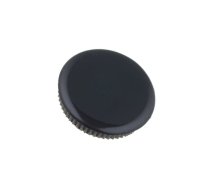 Cap; black; Mounting: push-in; plastic | G333.663  | 333.663