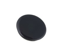 Cap; black; Mounting: push-in; plastic | G334.663  | 334.663