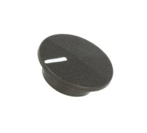 Cap; plastic; push-in; black; Indicator: white line | K21-BLK-L | CL1764