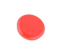 Cap; red; Mounting: push-in; plastic | G333.662  | 333.662