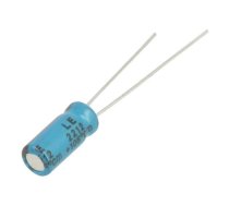 Capacitor: electrolytic; THT; 100uF; 16VDC; Ø5x11mm; Pitch: 2mm | LE1C101MC110A00CE0  | LE1C101MC110A00CE0