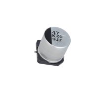 Capacitor: hybrid; H: 10.2mm; 47uF; 80VDC; 1.36A; SMD; ESR: 36mΩ; ZC | EEHZC1K470P | EEHZC1K470P