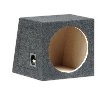 Car loudspeaker enclosure; MDF; black melange; textil; 300mm | OB.PW02  | COM12