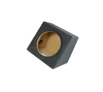 Car loudspeaker enclosure; MDF; black melange; textil; 300mm | OB.MDF.05  | C1230