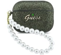 Case Guess Glitter Pearl Strap for AirPods Pro 3 khaki | GUAP3GLGPSA | 3666339577384 | 39269097