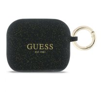 Case Guess Silicone Glitter Ring for AirPods Pro 3 black | GUAP3SGGEK | 3666339577452 | 39269097