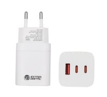 Charger EXTRA DIGITAL GaN 2x USB Type-C, USB Type-A: 65W, PPS | SC230303  | 9990000230303