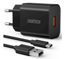 Choetech Quick Charge 3.0 Quick Charge 3.0 18W 3A USB Wall Charger Black (Q5003) | Q5003  | 6971824975031 | Q5003