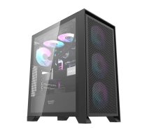 Computer case Darkflash DRX70 MESH + 4 RGB fans (black) | DRX70 MESH BLACK  | 4710343798576 | 061679