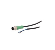Connection lead; M12; PIN: 3; straight; 10m; plug; 250VAC; 4A; SAC | 1414437  | SAC-3P-M12MS/10,0-PVC